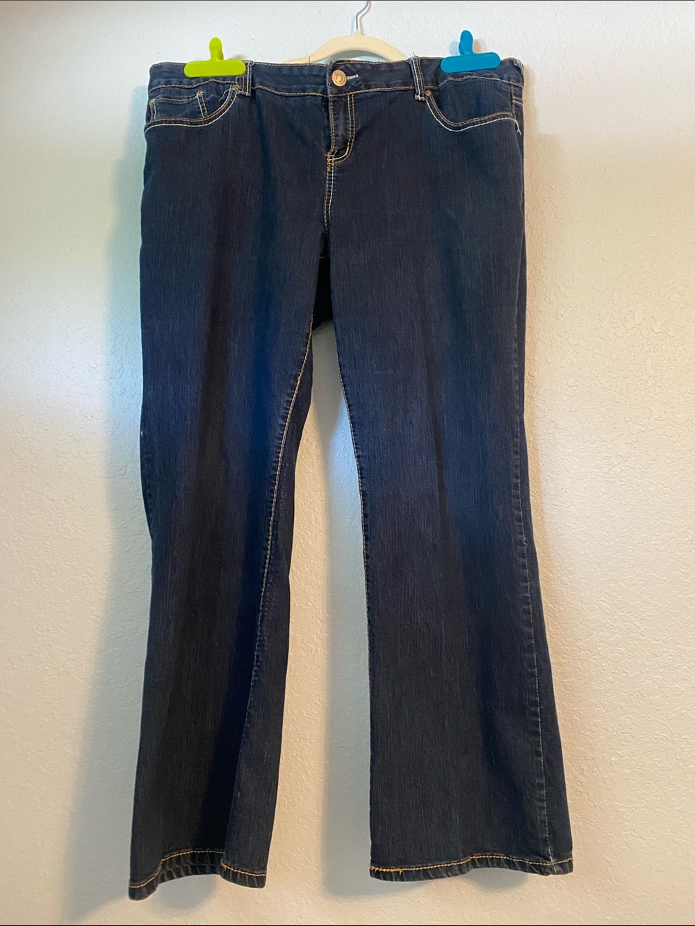 Amethyst Jeans Dark Blue Boot Cut Women's Jeans